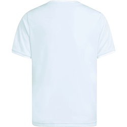 Présentation: Adidas Entrada 26 Maillot Manches Courtes Enfants - Menthe / Blanc