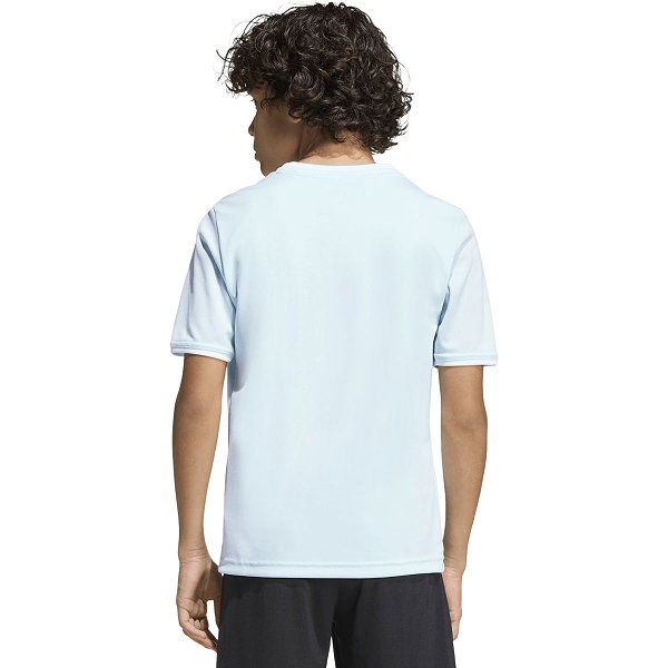 Adidas Entrada 26 Maillot Manches Courtes Enfants - Menthe / Blanc