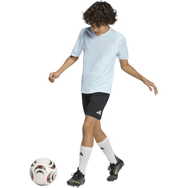 Adidas Entrada 26 Maillot Manches Courtes Enfants - Menthe / Blanc