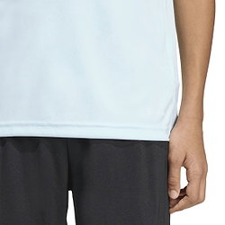 Présentation: Adidas Entrada 26 Maillot Manches Courtes Enfants - Menthe / Blanc