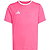 Adidas Entrada 26 Maillot Manches Courtes Enfants - Rose / Blanc