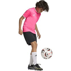 Présentation: Adidas Entrada 26 Maillot Manches Courtes Enfants - Rose / Blanc