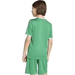 Présentation: Adidas Entrada 26 Maillot Manches Courtes Enfants - Vert / Blanc