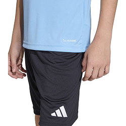 Présentation: Adidas Entrada 26 Maillot Manches Courtes Enfants - Bleu Ciel / Blanc