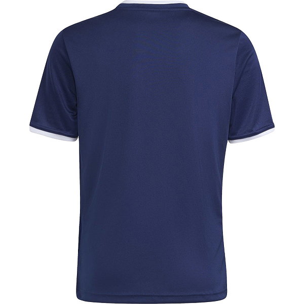 Adidas Entrada 26 Shirt Korte Mouw Kinderen - Marine / Wit