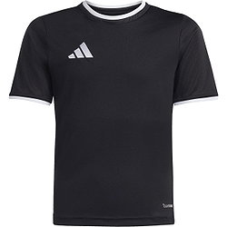 Adidas Entrada 26 Maillot Manches Courtes Enfants - Noir / Blanc