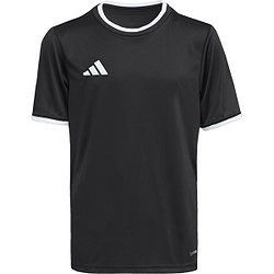 Présentation: Adidas Entrada 26 Maillot Manches Courtes Enfants - Noir / Blanc