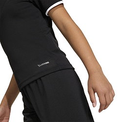Présentation: Adidas Entrada 26 Maillot Manches Courtes Enfants - Noir / Blanc