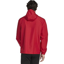 Présentation: Adidas Entrada 26 All Weather Veste De Pluie Hommes - Rouge / Blanc