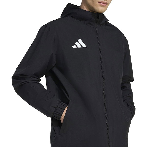 Adidas Entrada 26 All Weather Allwetterjacke Herren - Schwarz / Weiß