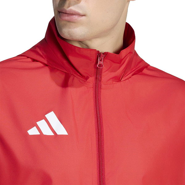 Adidas Entrada 26 Multi Veste D'entraînement À Capuche Hommes - Rouge / Blanc