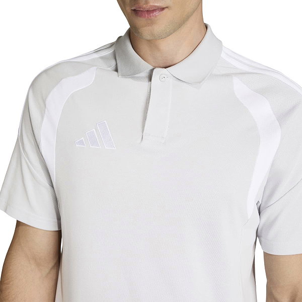 Adidas Tiro 26 League Polo Hommes - Gris / Blanc