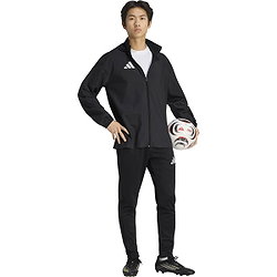 Présentation: Adidas Entrada 26 Multi Veste D'entraînement À Capuche Hommes - Noir / Blanc