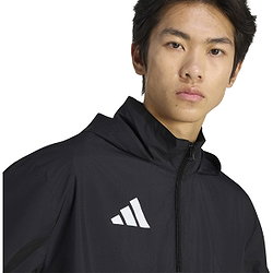 Présentation: Adidas Entrada 26 Multi Veste D'entraînement À Capuche Hommes - Noir / Blanc