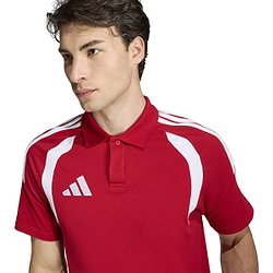 Présentation: Adidas Tiro 26 League Polo Hommes - Rouge / Blanc