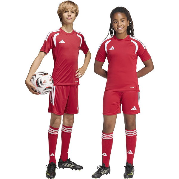 Adidas Tiro 26 League Short Enfants - Rouge / Blanc