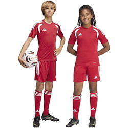 Présentation: Adidas Tiro 26 League Short Enfants - Rouge / Blanc