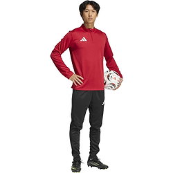 Présentation: Adidas Entrada 26 Ziptop Hommes - Rouge / Blanc