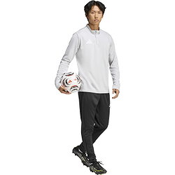 Présentation: Adidas Entrada 26 Ziptop Hommes - Gris / Blanc