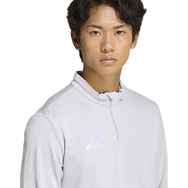 Adidas Entrada 26 Ziptop Hommes - Gris / Blanc