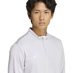 Présentation: Adidas Entrada 26 Ziptop Hommes - Gris / Blanc