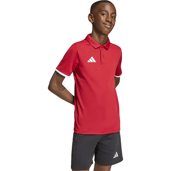 Adidas Entrada 26 Polo Kinderen - Rood