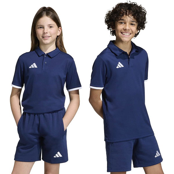 Adidas Entrada 26 Poloshirt Kinder - Marine