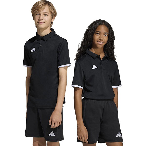 Adidas Entrada 26 Polo Enfants - Noir