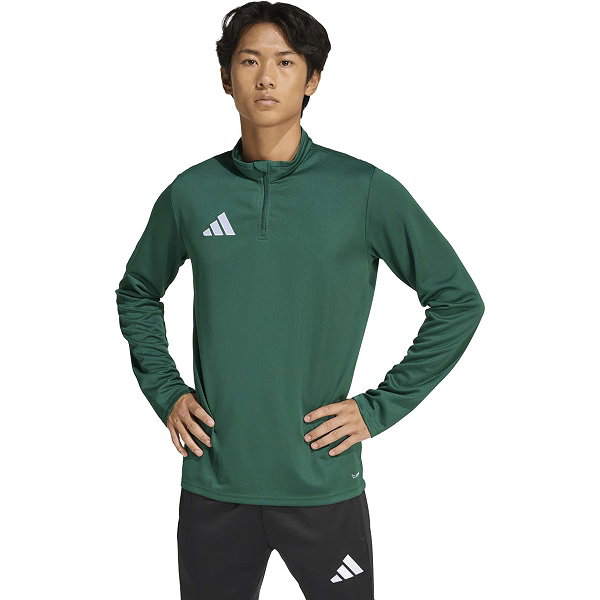 Adidas Entrada 26 Ziptop Heren - Donkergroen / Wit