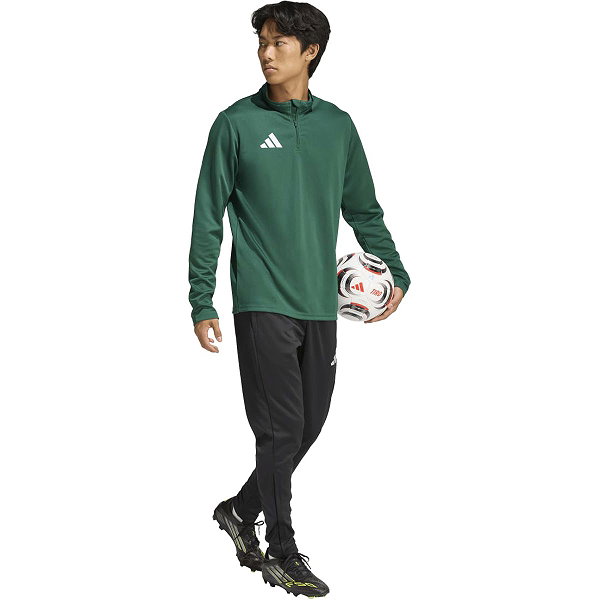 Adidas Entrada 26 Ziptop Heren - Donkergroen / Wit