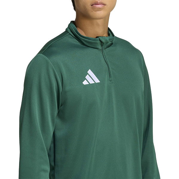 Adidas Entrada 26 Ziptop Heren - Donkergroen / Wit