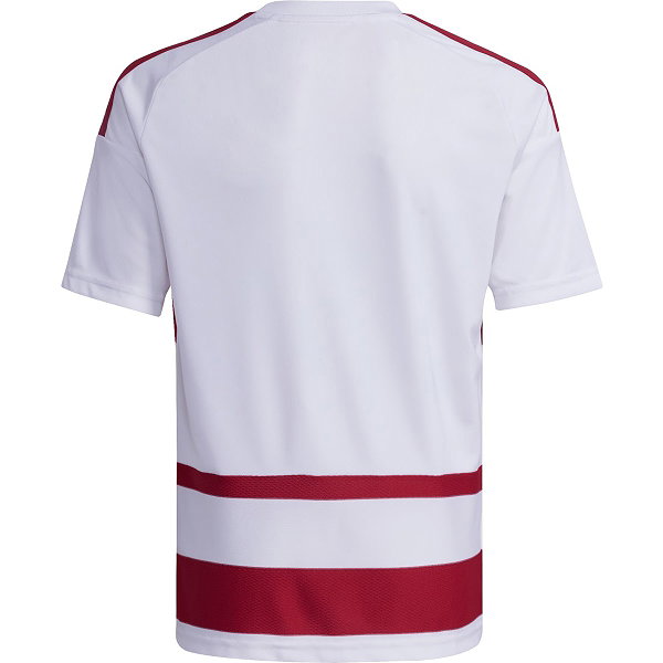 Adidas Hooped 26 Maillot Manches Courtes Enfants - Blanc / Rouge