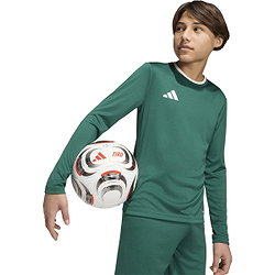 Présentation: Adidas Entrada 26 Maillot À Manches Longues Enfants - Vert Foncé
