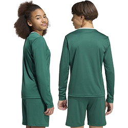 Présentation: Adidas Entrada 26 Maillot À Manches Longues Enfants - Vert Foncé