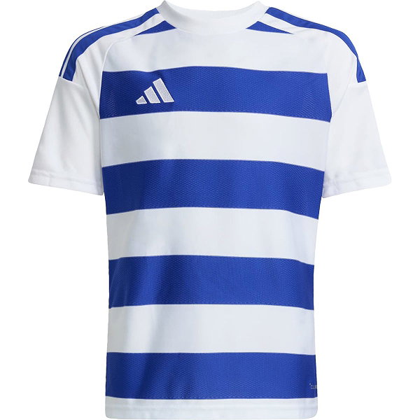 Adidas Hooped 26 Maillot Manches Courtes Enfants - Blanc / Royal