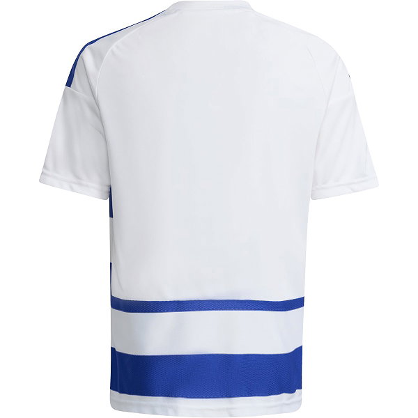 Adidas Hooped 26 Maillot Manches Courtes Enfants - Blanc / Royal