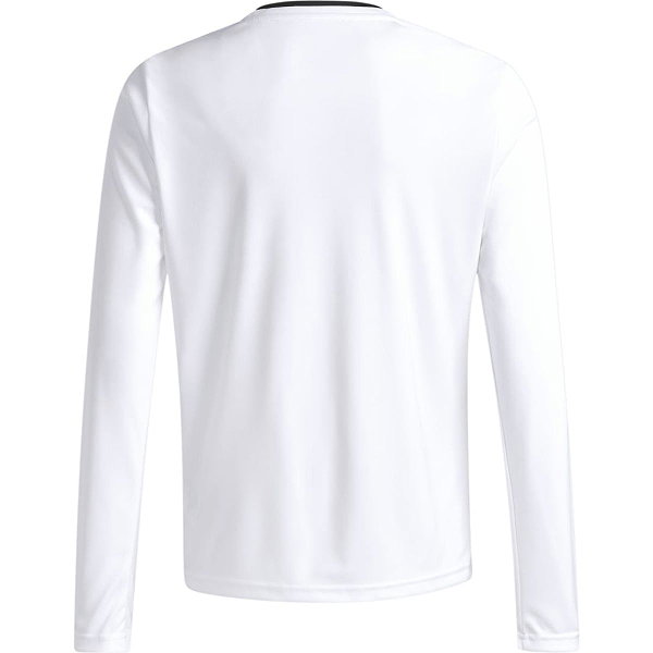 Adidas Entrada 26 Voetbalshirt Lange Mouw Kinderen - Wit