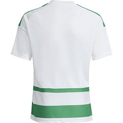 Présentation: Adidas Hooped 26 Maillot Manches Courtes Enfants - Blanc / Vert