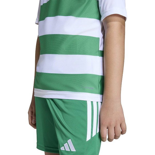 Adidas Hooped 26 Maillot Manches Courtes Enfants - Blanc / Vert