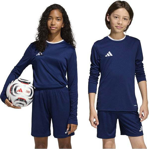 Adidas Entrada 26 Maillot À Manches Longues Enfants - Marine