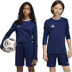 Présentation: Adidas Entrada 26 Maillot À Manches Longues Enfants - Marine
