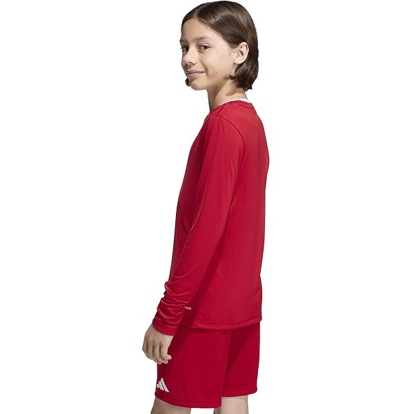 Adidas Entrada 26 Maillot À Manches Longues Enfants - Rouge