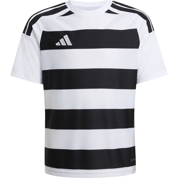 Adidas Hooped 26 Maillot Manches Courtes Enfants - Blanc / Noir
