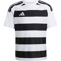 Présentation: Adidas Hooped 26 Maillot Manches Courtes Enfants - Blanc / Noir
