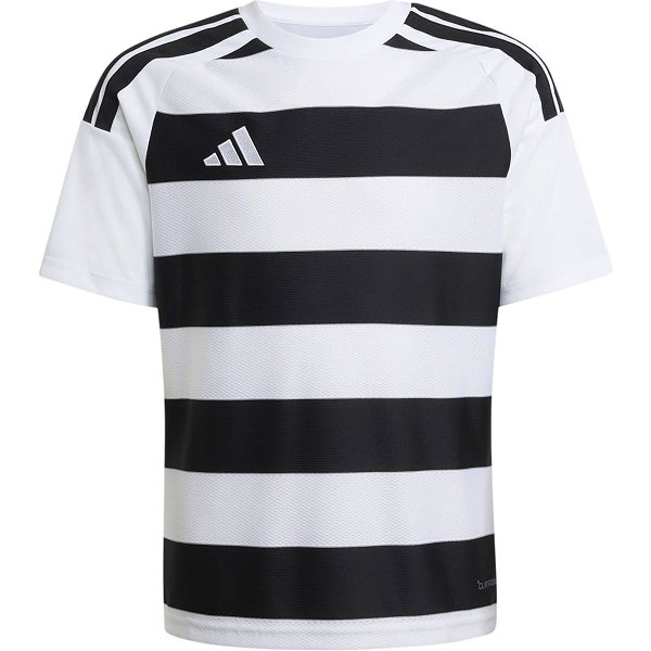 Adidas Hooped 26 Maillot Manches Courtes Enfants - Blanc / Noir