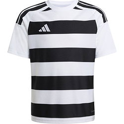 Présentation: Adidas Hooped 26 Maillot Manches Courtes Enfants - Blanc / Noir