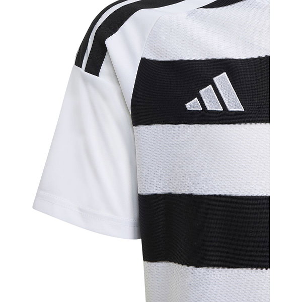 Adidas Hooped 26 Maillot Manches Courtes Enfants - Blanc / Noir