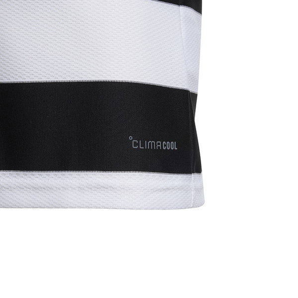 Adidas Hooped 26 Maillot Manches Courtes Enfants - Blanc / Noir