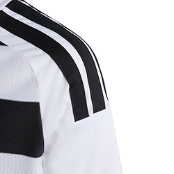 Présentation: Adidas Hooped 26 Maillot Manches Courtes Enfants - Blanc / Noir