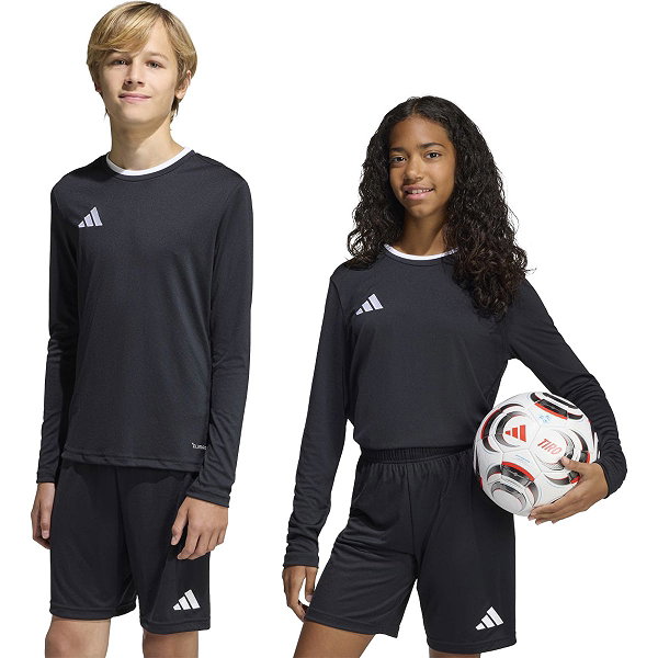 Adidas Entrada 26 Maillot À Manches Longues Enfants - Noir